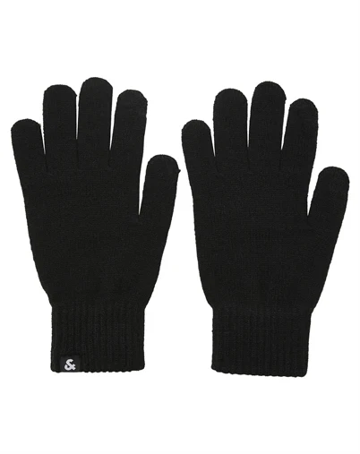 Jack & Jones - JACBarry Knitted Hansker - Black 